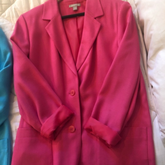 Linen lined blazer jackets. 14. Nordstrom Brand. - Picture 1 of 2